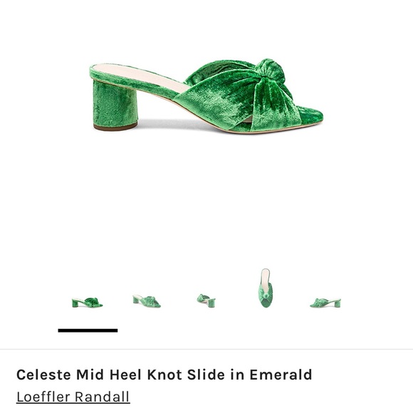 celeste mid heel knot slide